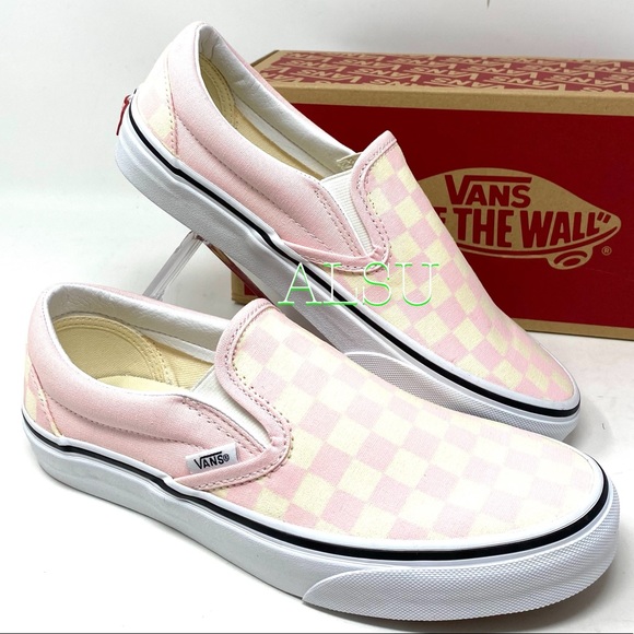 VANS Classic Slip On Checkerboard Pink Women’s Size 10 Sneakers VN0A4BV3X0A - Picture 9 of 9